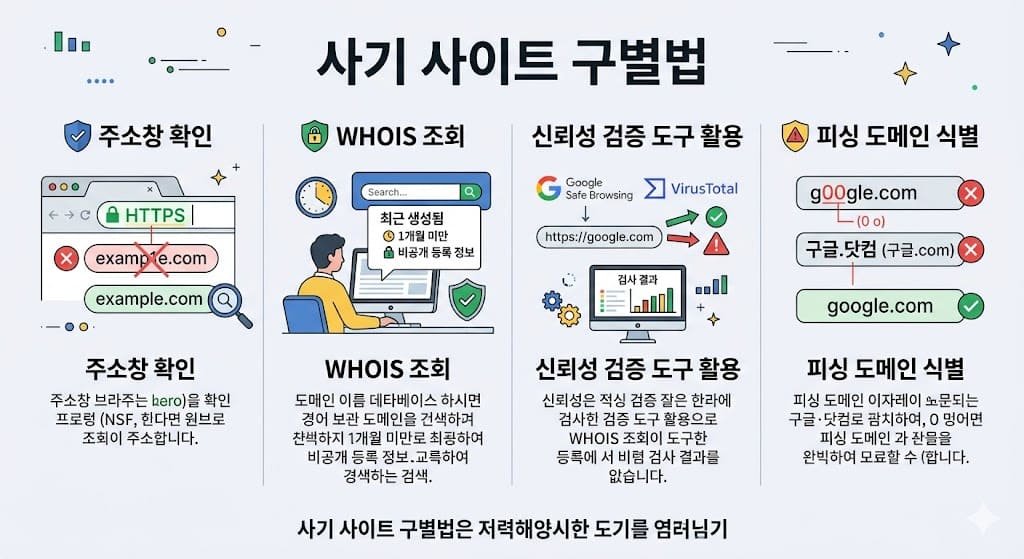 사기 사이트 구별법
